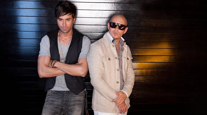 Enrique Iglesias and Pitbull live in Montreal