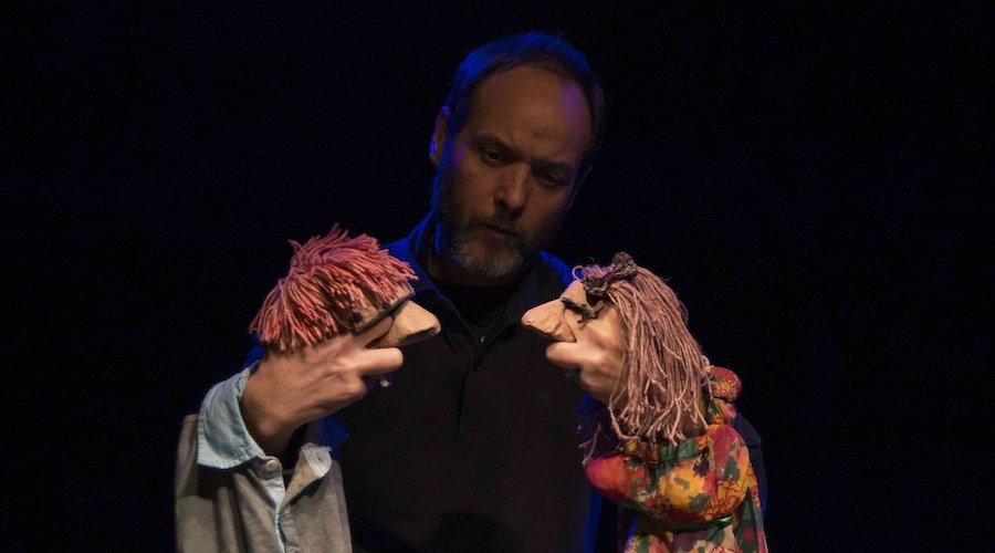 Spanish puppeteers at the 2019 Saguenay International Puppet Arts Festival